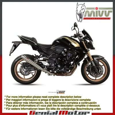 Mivv Exhaust Muffler X-cone Stainless Steel For Kawasaki Z 750 R 2011 > 2014 • $238.14